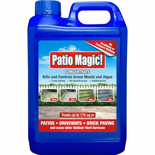 Evergreen Garden Care Ltd Patio Magic! 16491 Concentrate for Patios, Paths and Driveways, Kills Algae and Lichens, 2.5 l – 1