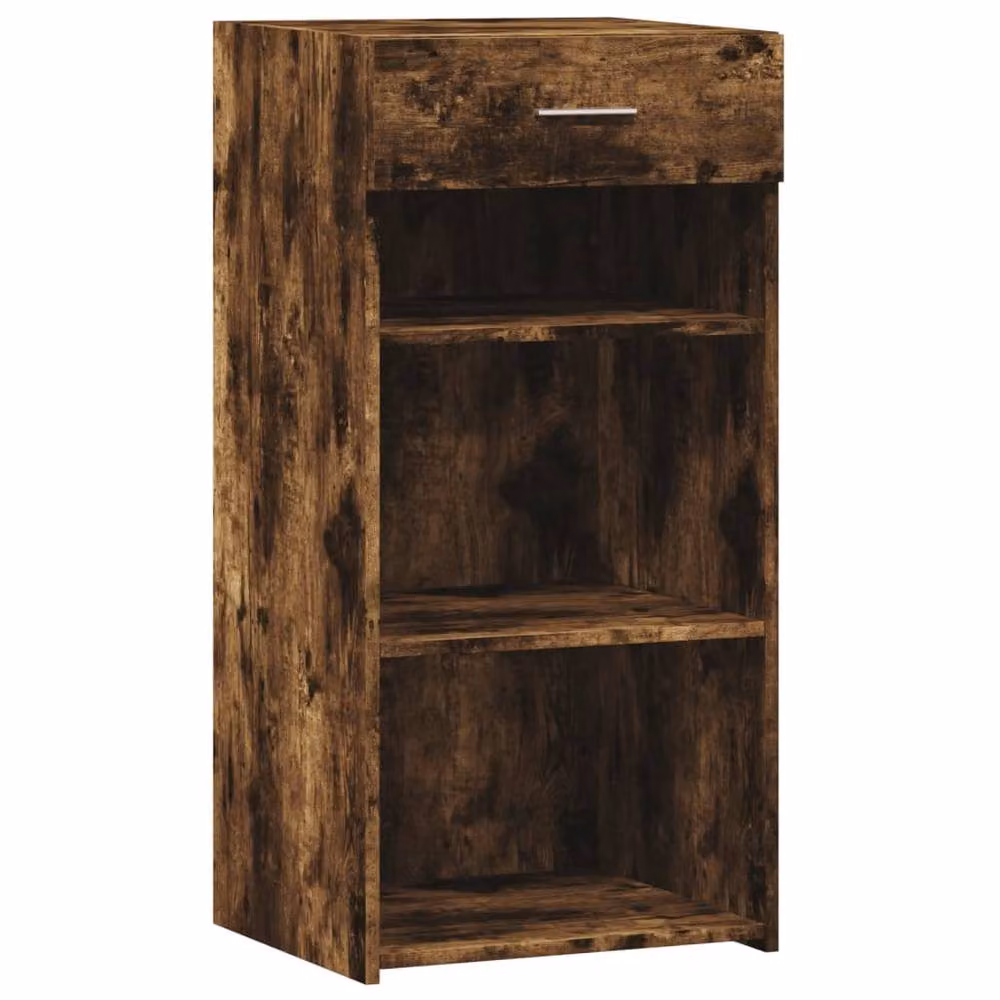 Berkfield Home Smoked Oak Sideboard in Brown, W/D/H: 45 x 42.5 x 93 cm – 3