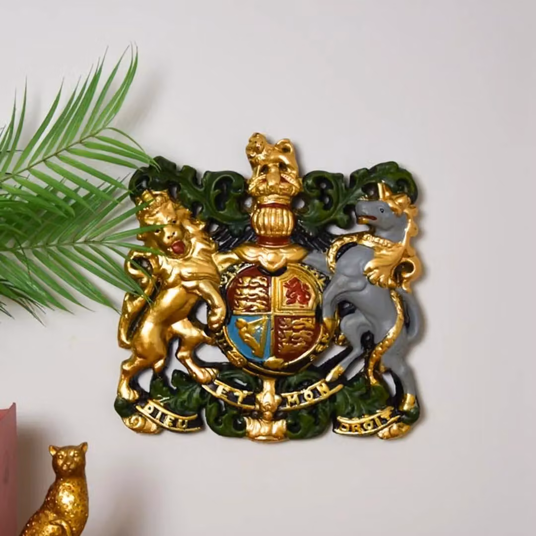 Madison & Mayfair Heritage Gold Animal Wall Plaque – 3
