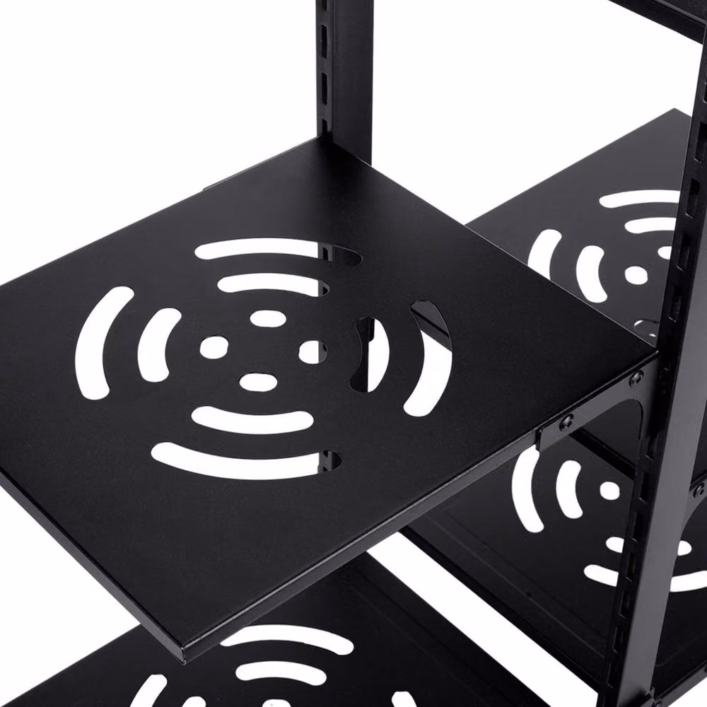 Garden Sanctuary 5-Tier Adjustable Metal Kitchen Pot Rack Organizer in Black, W/D/H: 43.0 x 51.0 x 137.2 cm – 5