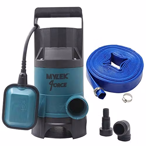 Mylek Blue Submersible Electric Water Pump 400W