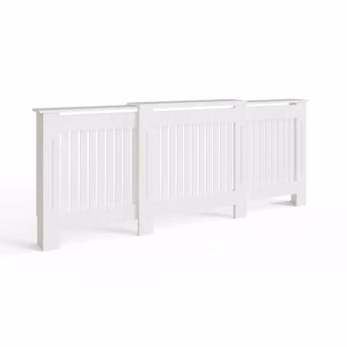 GFW Harrison Adjustable Radiator Cover in Matt White – 2