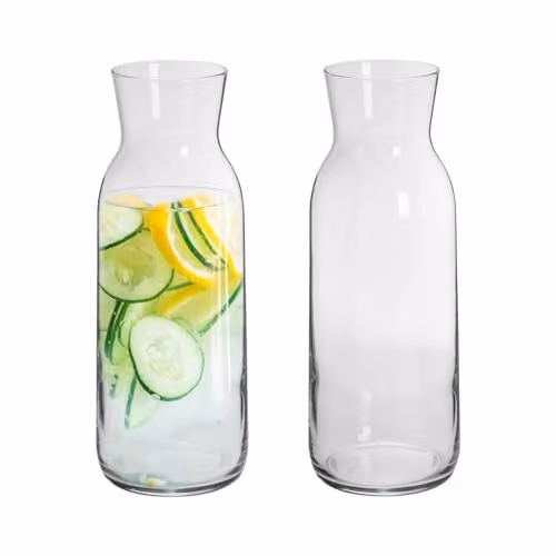 Argon Tableware Brocca Glass Carafes, 1.2 l, Pack of 2, Transparent