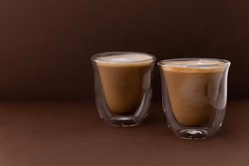 La Cafetiere Double Walled Glass Cappuccino Mugs, Set of 2, 200ml, Transparent – 3