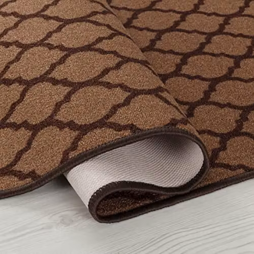 Desire Rugs Moroccan Trellis Geometric Runner Mat, Beige, W: 80 cm, L: 300 cm – 2