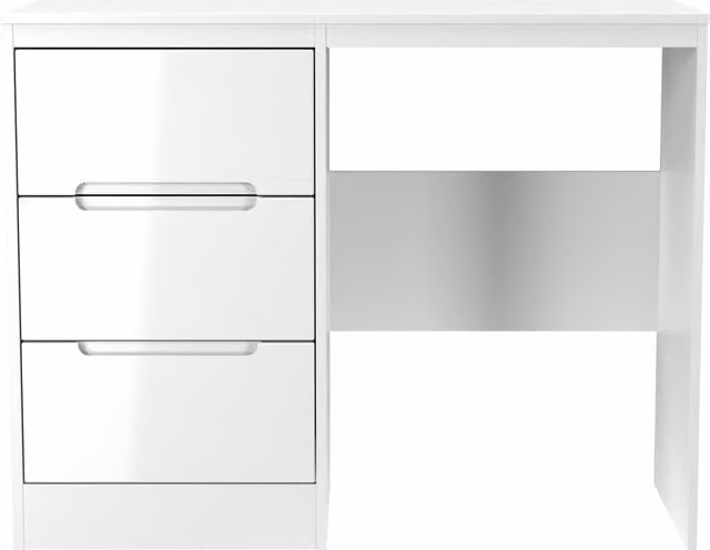Ready Assembled 2 U Bristol 3 Drawer Vanity in White