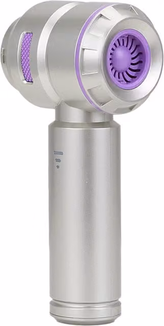 Livingandhome Rechargeable Handheld Vacuum Cleaner with Blow Function in Silver and Purple