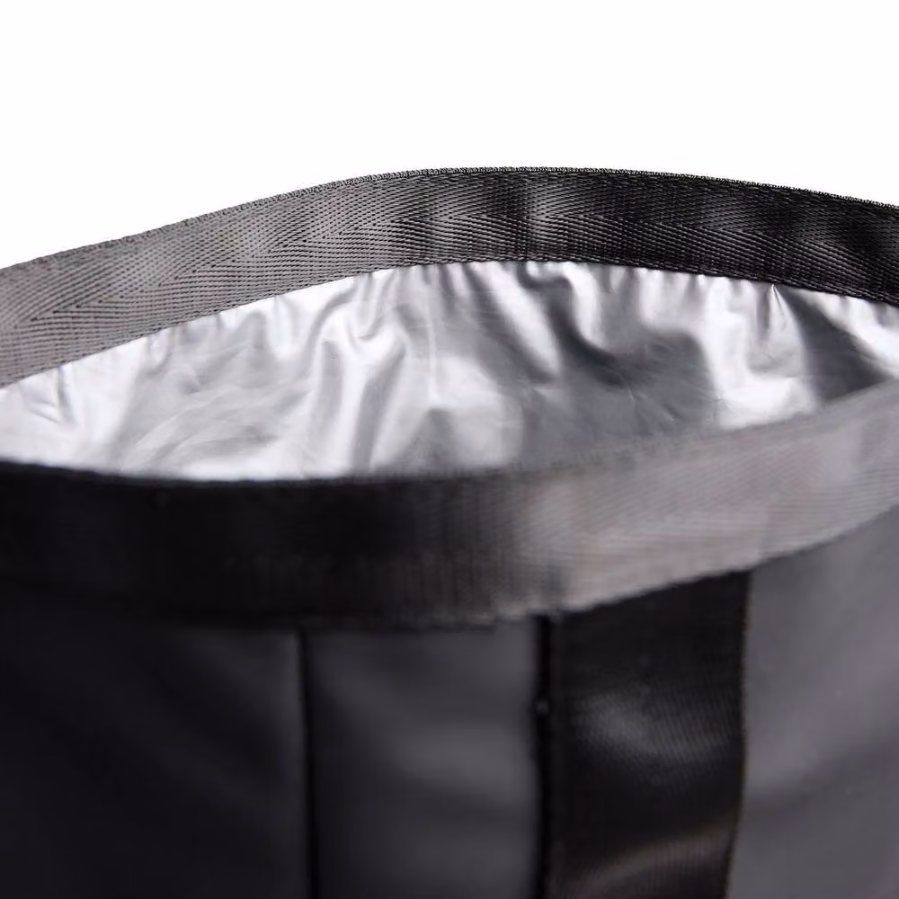 Vinga Baltimore Roll Top Cooler Bag in Black – 3