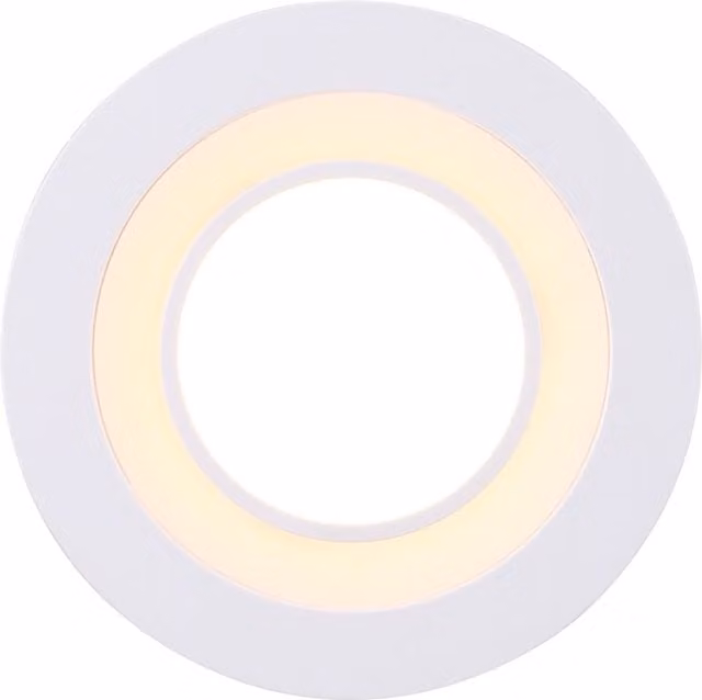 Nordlux Clyde Recessed LED Downlight, White Plastic, Warm White 2700k