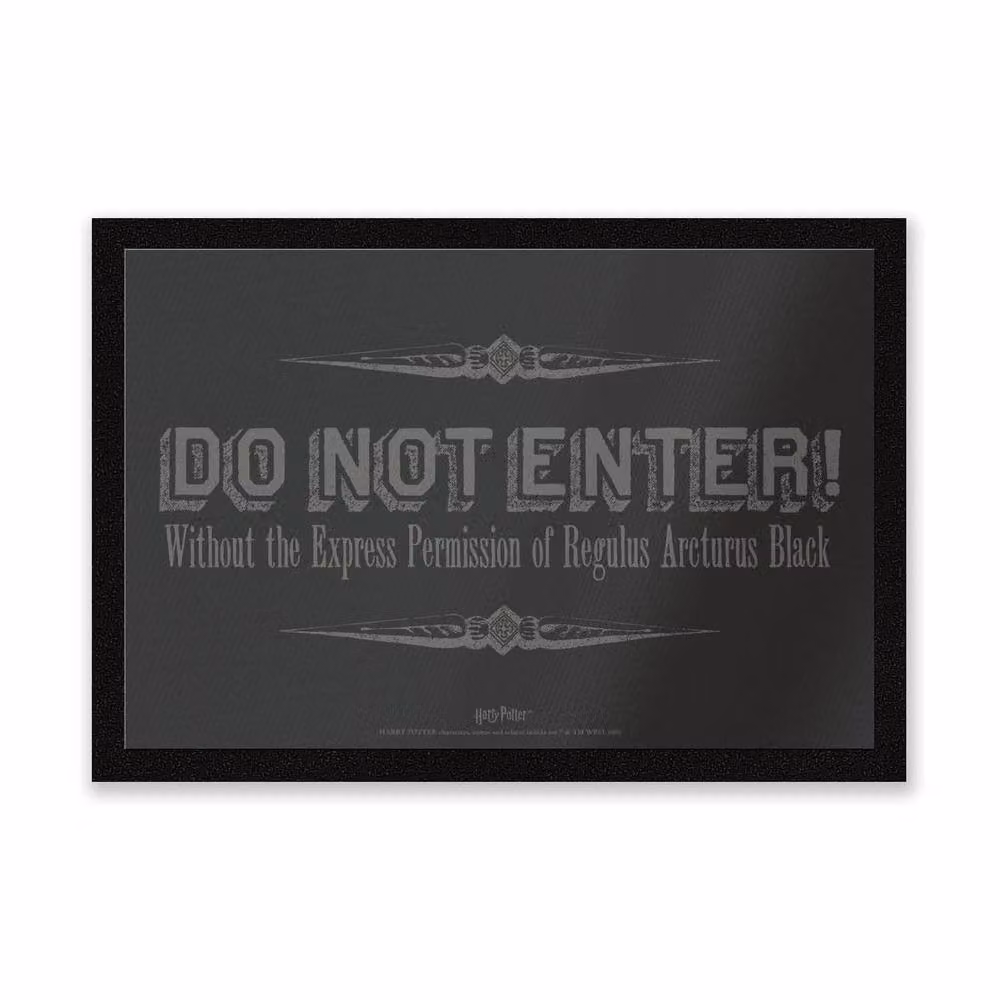 Zavvi Harry Potter Regulus Black Do Not Enter Coir Doormat, Multicolour, W: 60 cm, D: 40 cm – 2