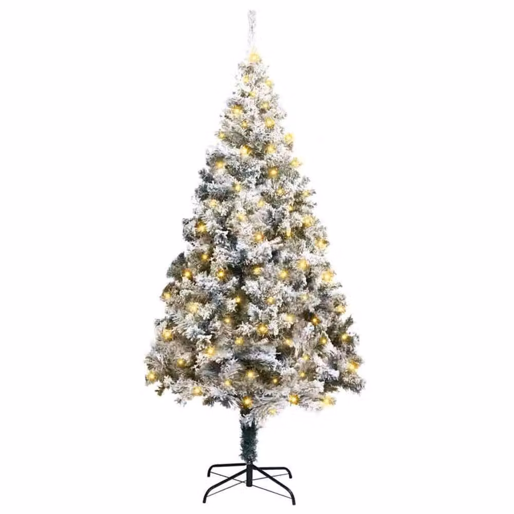 Berkfield Home Artificial Green Christmas Tree with 300 LEDs and Stand, Height: 180 cm – 2