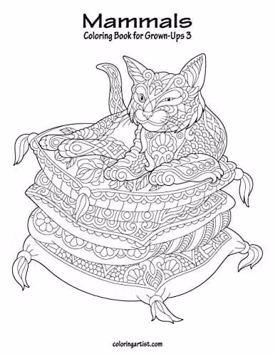 Mammals Coloring Book for Grown-Ups 3 by Independently Published
