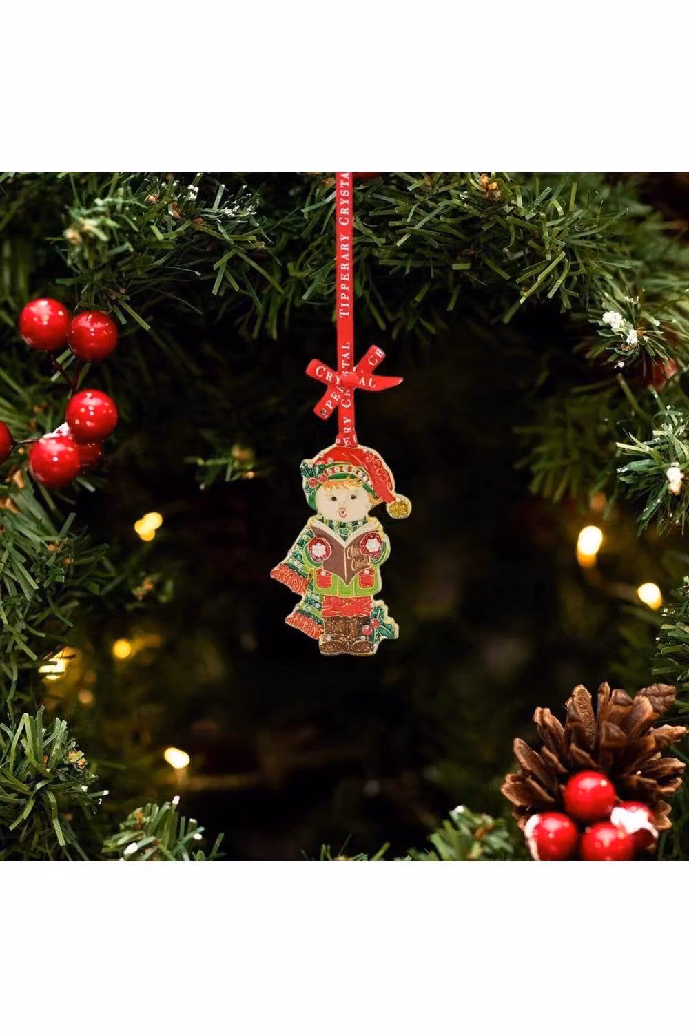 Tipperary Sparkle Carol Singer Multicolour Hanging Christmas Decoration – 2