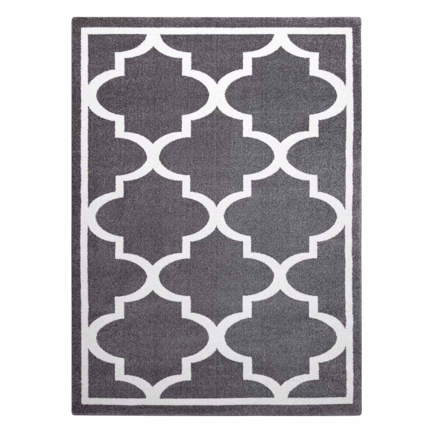 RugsX Sketch Moroccan Modern Grey Rectangular Rug W: 180 cm, D: 270 cm – 2