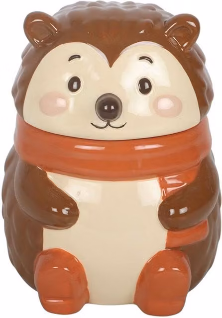 Something Different Hazel Hedgehog Ceramic Oil Burner in Brown, Orange and Yellow