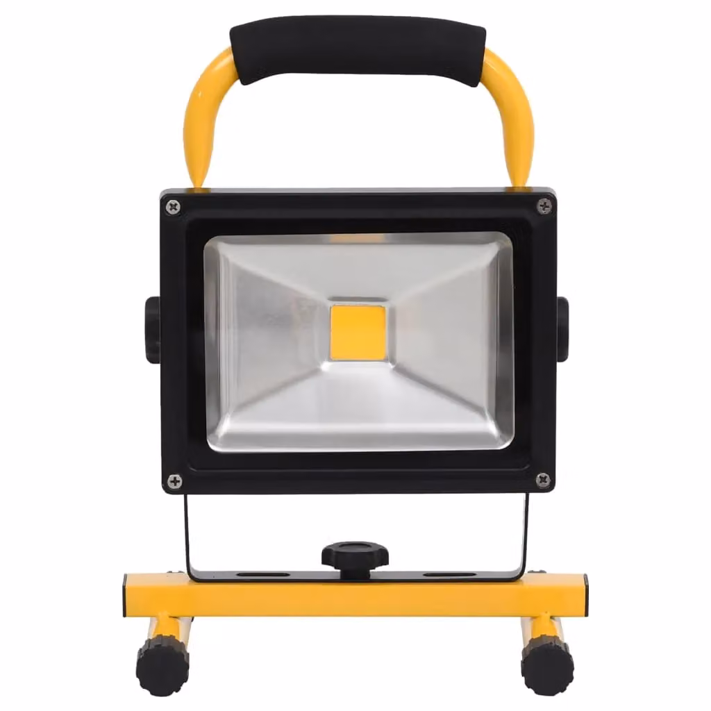 Berkfield Home Rechargeable LED Spotlight with Handle, 30 W, Cool White, Black – 4