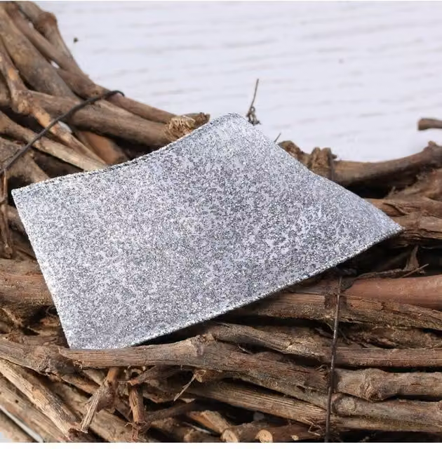 KDMD Silver Glitter Ribbon, Width: 6.3 cm, Length: 9.14 m – 1
