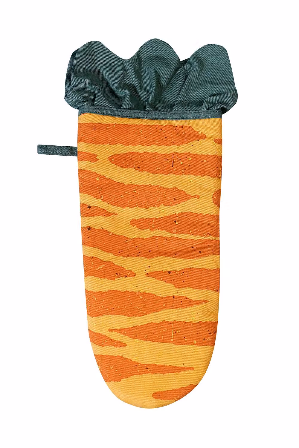 Ulster Weavers Time to Grow Cotton Gauntlet Oven Glove in Green and Orange – 2