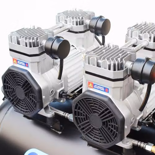 SIP QT Air Compressor Ultra Low Noise Oil-Free Direct Drive, Black, 100L, 2.2kW, 8 Bar, 116psi – 6