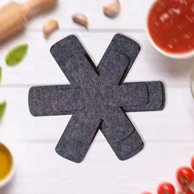Kelvenix 12-Piece Pan Bowl Pot Protector Set in Grey – 1