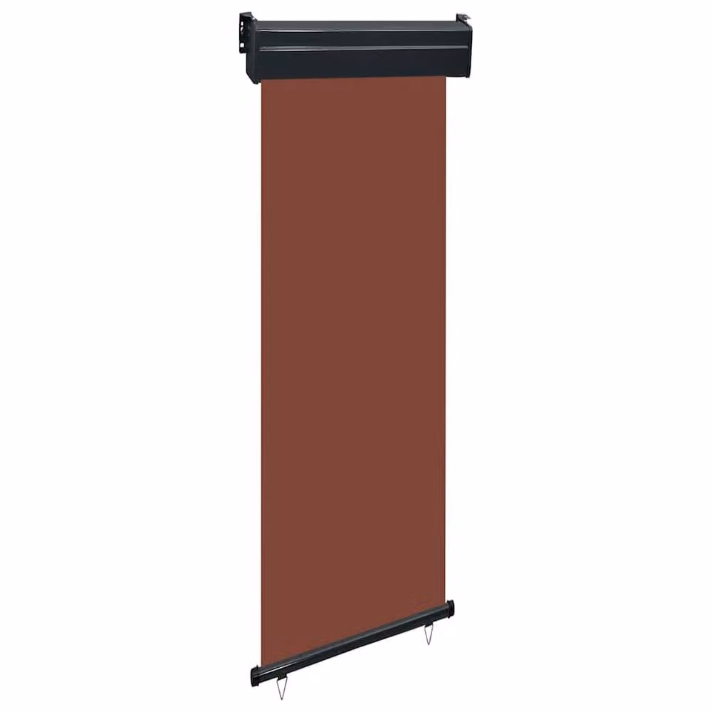 Berkfield Home Brown Polyester Roller Balcony Side Awning W: 65 cm, H: 250 cm – 2