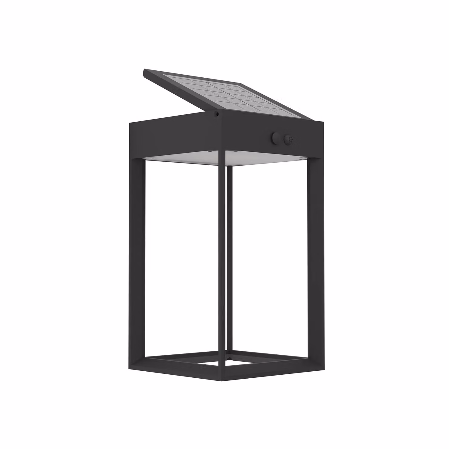Eglo Solar LED Garden Wall Light with Motion and Dusk Sensor in Black – 2