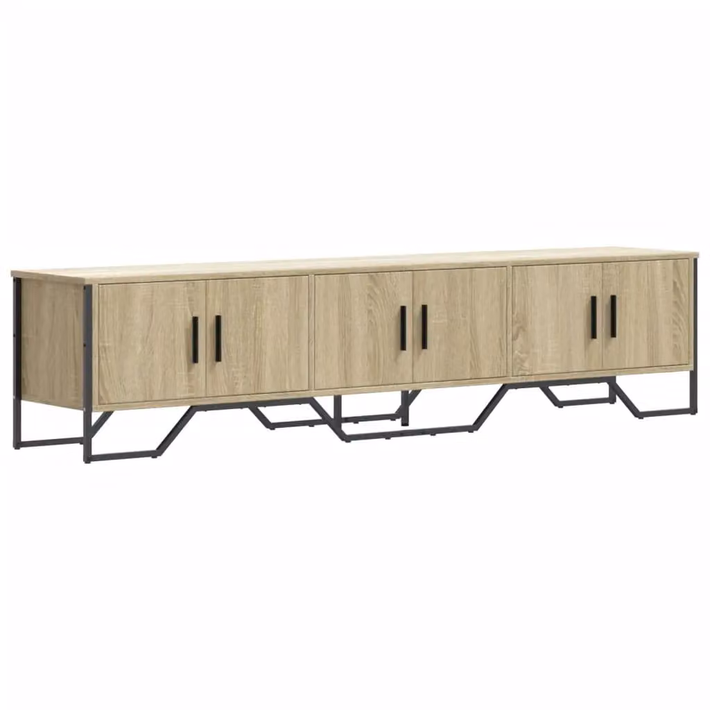 Berkfield Home Sonoma Oak TV Cabinet in Brown, W/D/H: 180 x 41 x 41 cm – 2