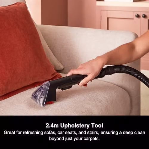 Morphy Richards MRXWASHMAX DualClean Carpet Washer in Grey, 2.5L Capacity – 10