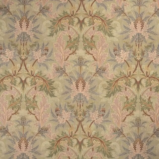 House of Hackney Aquifolia Apple Botanical Floral Art Nouveau Wallpaper in Green and Multicolour