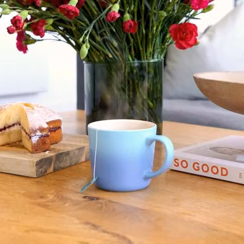Argon Tableware Blue Ombre Coffee Mugs, Set of 6, 330ml New Bone China – 4