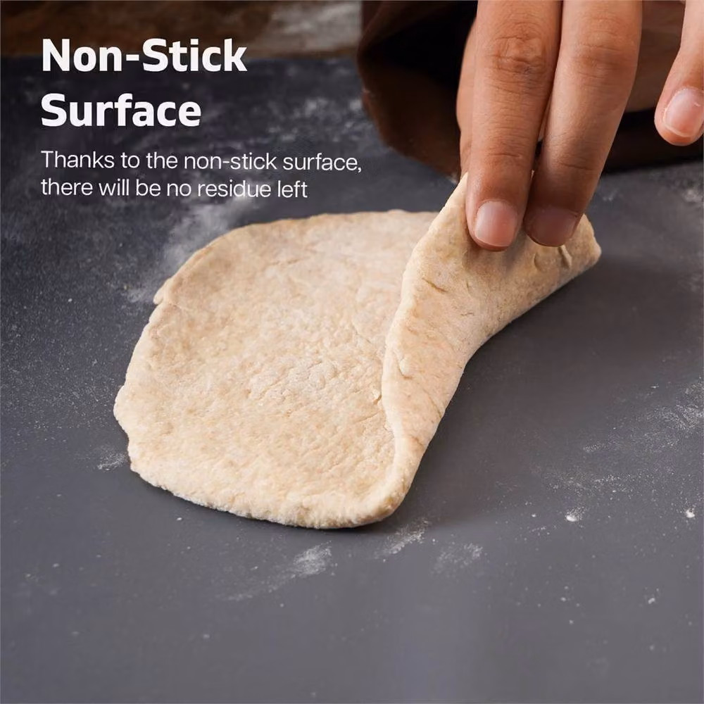 Nordara Grey Non-Stick Silicone Rectangular Baking Mat – 4