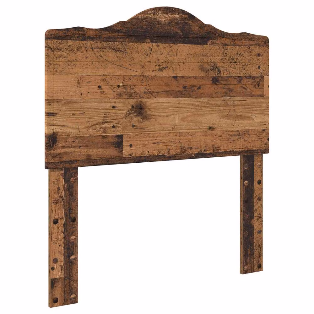 Berkfield Home Bed Frame with Headboard in Brown Solid Pine Wood, W/D/H: 100 x 200 cm – 3