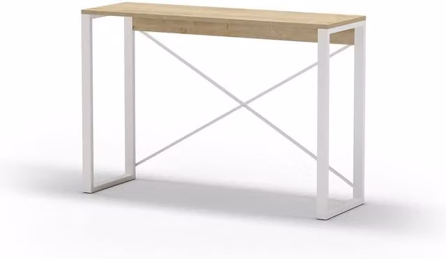 CALICOSY ARCHIE Modern Oak Console Table, W/D/H: 110 x 35 x 76 cm – 1