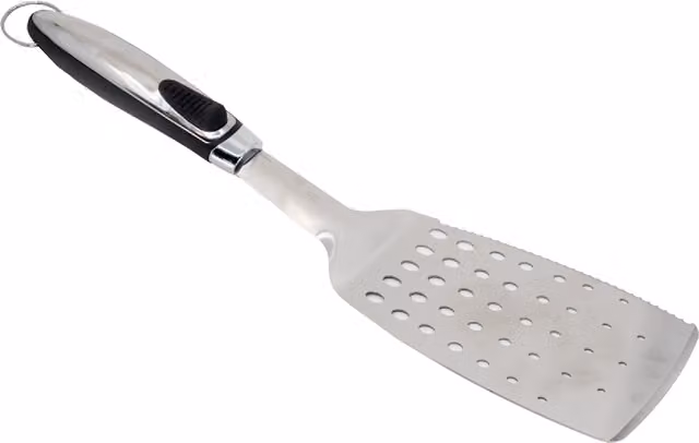 Texas Club Stainless Steel Rectangular Grill Spatula in Silver