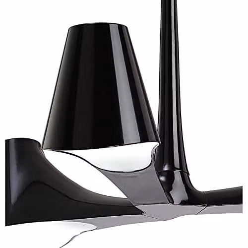 Inspired Mantra Ora Telescopic Convertible Semi Flush Ceiling Light in Gloss Black, White and Polished Chrome with 3 x E27 Lights – 5