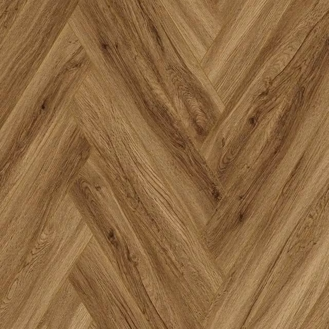FirmfitORH Wood Effect Herringbone Luxury Vinyl Tile Click Lock 5mm in Beige Sand Brown – 1