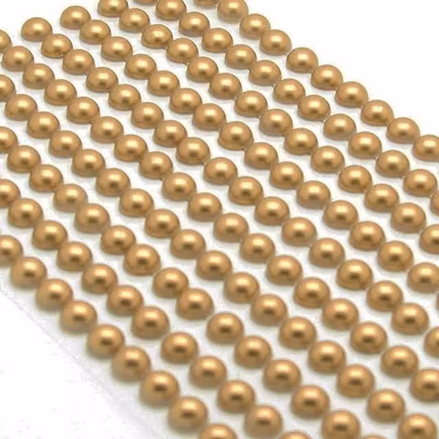 Syntego 400 Gold Round Pearls in Yellow and Gold