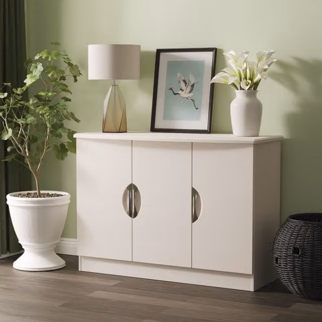 2 U Holborn 3 Door Sideboard in Taupe/Beige – 1