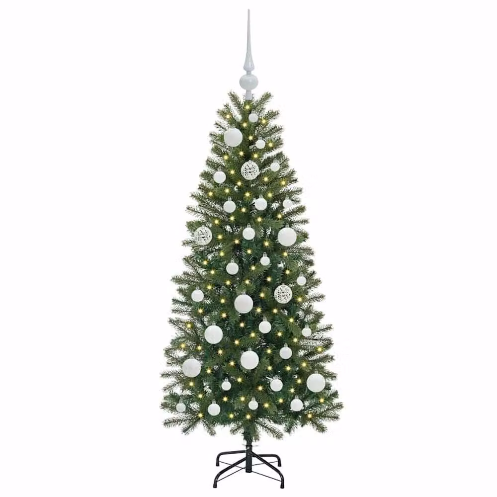 Berkfield Home Artificial Green Christmas Tree with 150 LEDs, Height: 120 cm – 3