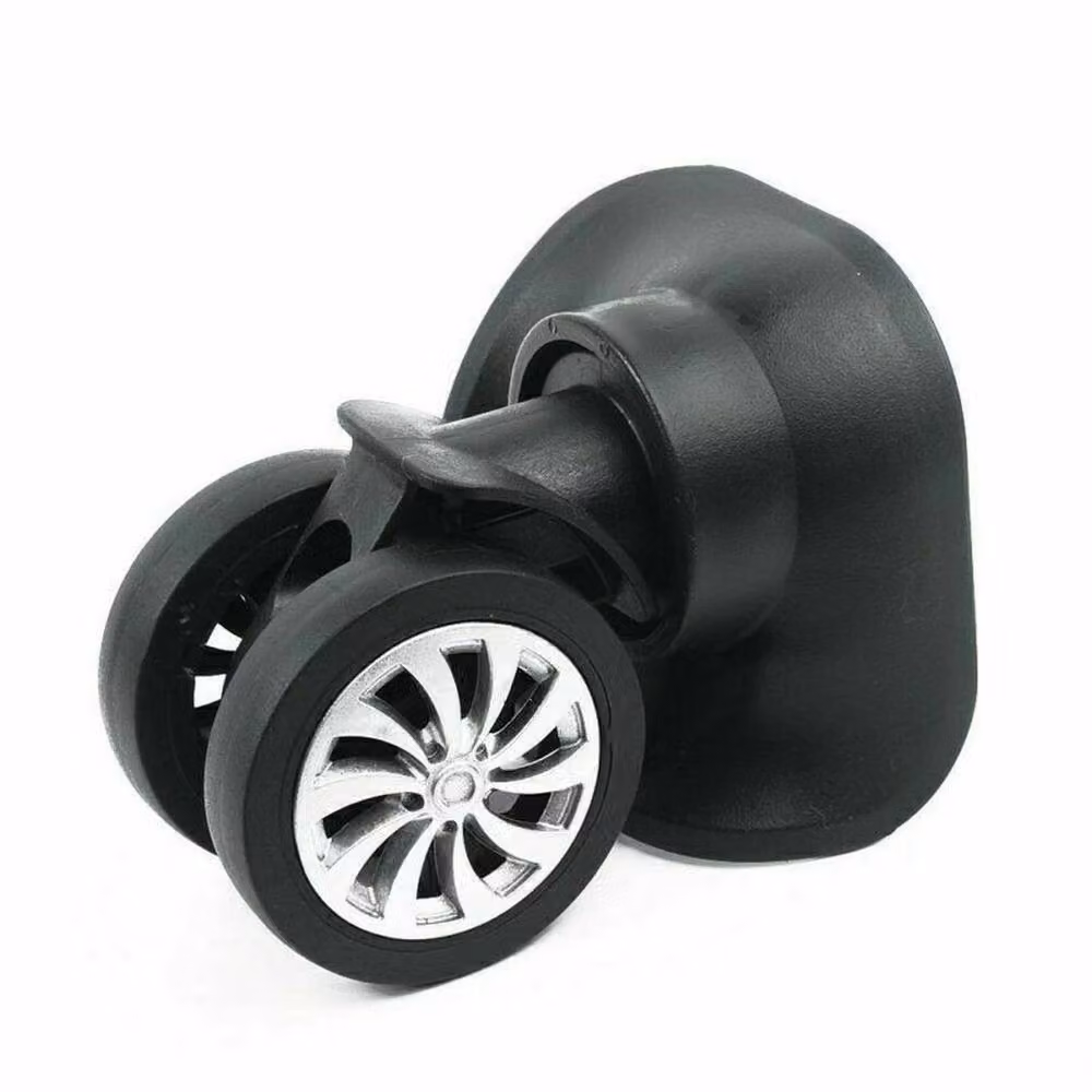 FLAVORA 8-Piece Set of Black Swivel Suitcase Luggage Casters – 2