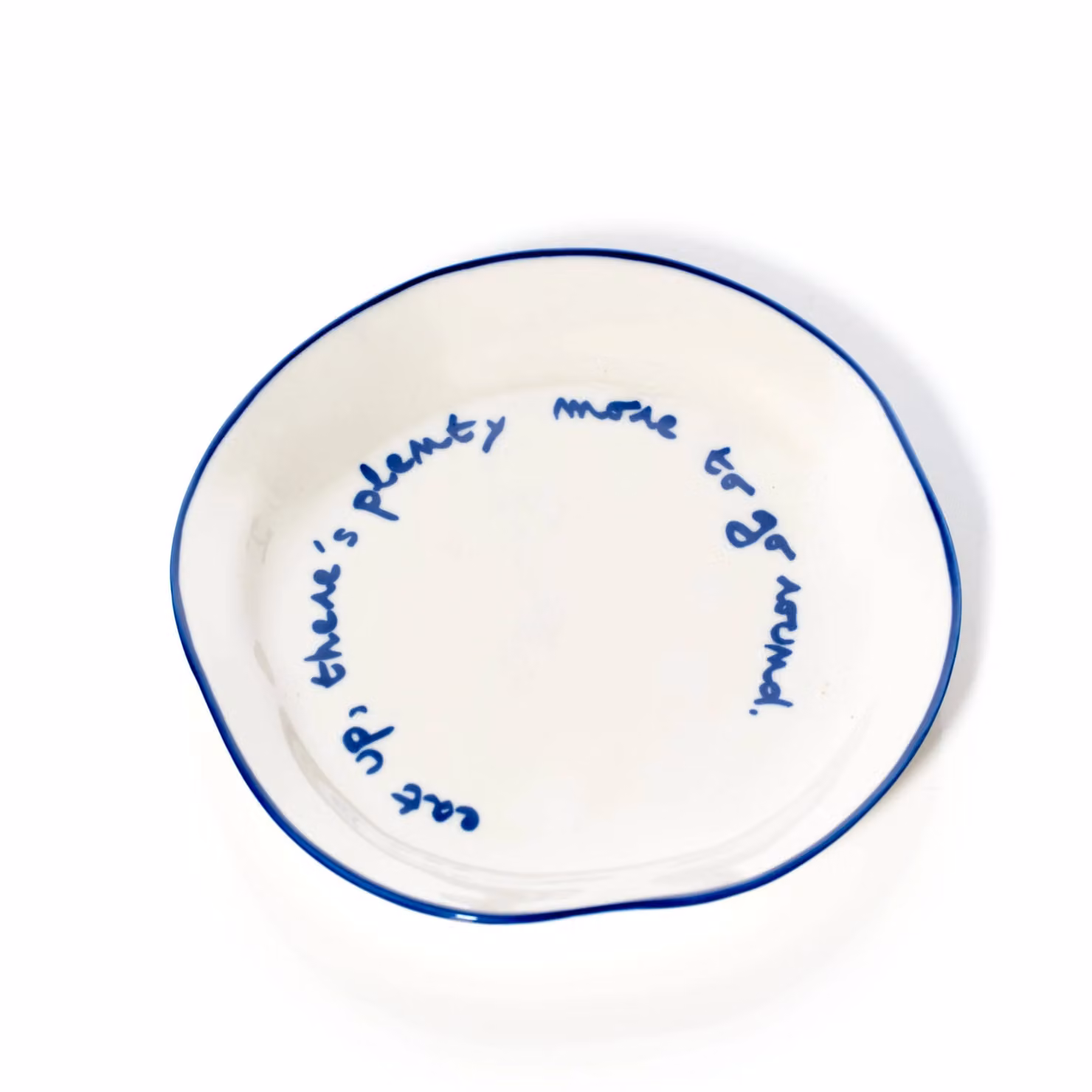 MÆGEN Statement White Stoneware Side Plate, Diameter: 20.5 cm