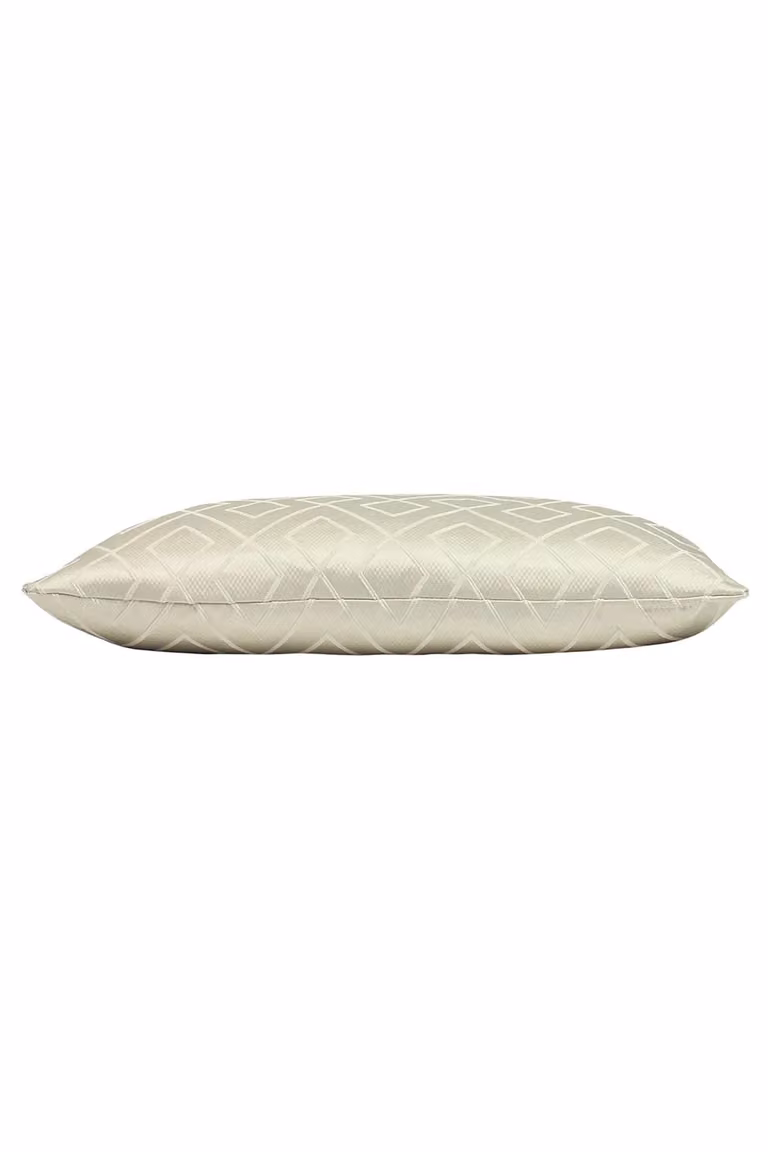 Prestigious Textiles Pivot Graphic Rectangular Cushion in Beige, W/D/H: 60 x 40 x 40 cm