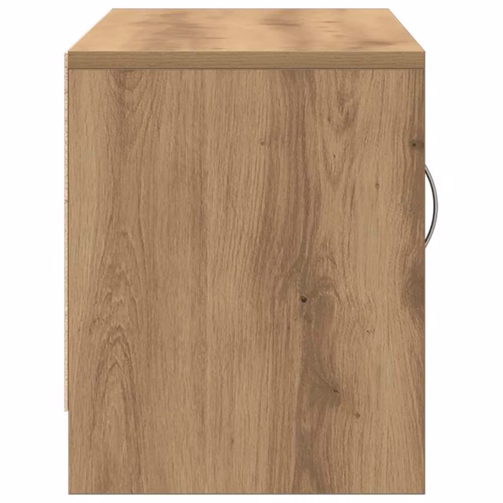 Berkfield Home Artisan Oak TV Cabinet in Brown, W/D/H: 102 x 30 x 37.5 cm – 4