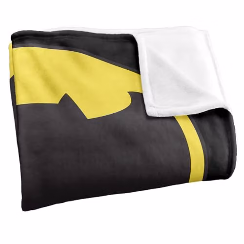 LOGOVISION Batman Frank Miller Wide Bat Logo Super Soft Fleece Throw Blanket, Multicolour, W: 152 cm, D: 127 cm – 2