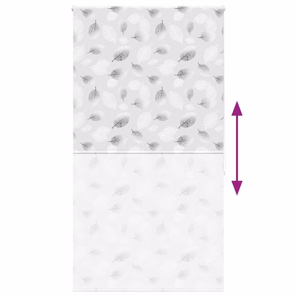 Berkfield Home Shower Roller Blind in Grey, W: 140 cm, H: 240 cm