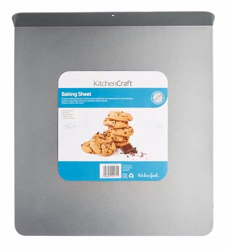 KitchenCraft Non-Stick Rectangular Baking Sheet, Silver – 2