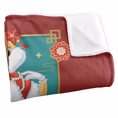 Warner Brothers Looney Tunes Lola Bunny Super Soft Fleece Throw Blanket, Multicolour, W/D/H: 152 x 127 cm – 2