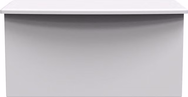 Ready Assembled 2 U Windsor Blanket Box in Mid Grey