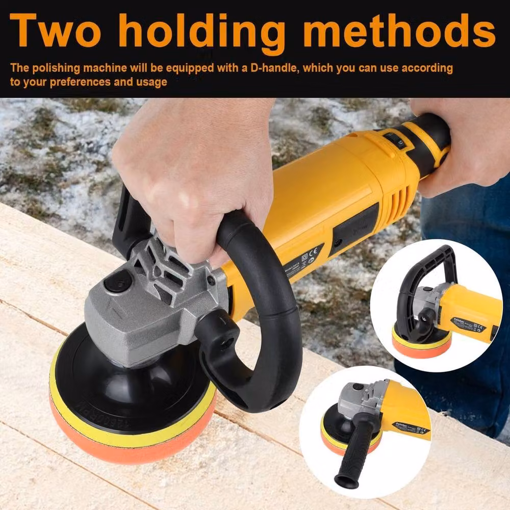 SPETLEK 2000W Electric Polisher Buffer Sander in Yellow – 5