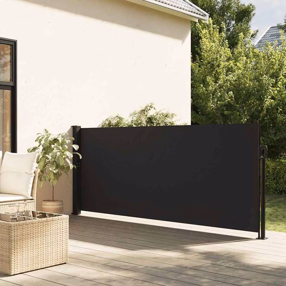 Berkfield Home Retractable Single Side Awning in Black, W/H: 300 x 140 cm – 2